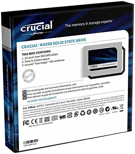 Crucial MX200 500GB 2.5" SSD SATA image