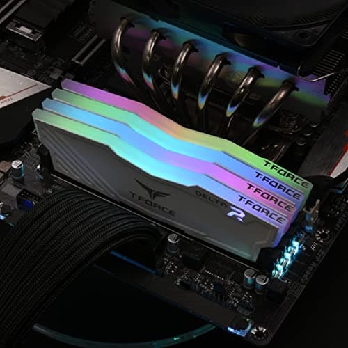 TEAMGROUP T-Force Delta RGB White DDR4-3600 CL18 32GB (2x16GB) WHITE image