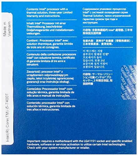 Intel Core i5 7400T 2.4 GHz 4-Core LGA1151 image