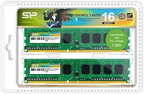 Silicon Power SP016GLLTU160N22 Green DDR3-1600 CL11 16GB (2x8GB) image
