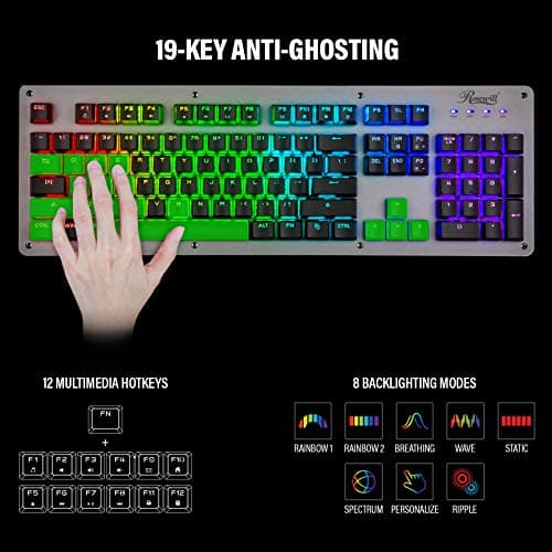 Rosewill NEON K52 RGB Wired Gaming Keyboard image