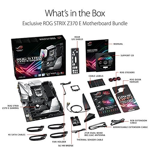 Asus Z370 ROG STRIX Z370-E GAMING DDR4 ATX image