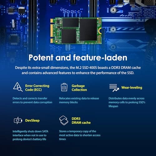 Transcend MTS400 128GB SSD M.2-2242 SATA image