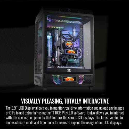 Thermaltake The Tower 500 ATX Mid Tower Black Tempered Glass Side Panel image