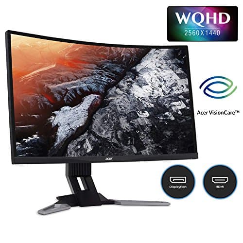 Acer XZ321QU bmijpphzx 31.5" 1440p 144Hz VA Curved Monitor image