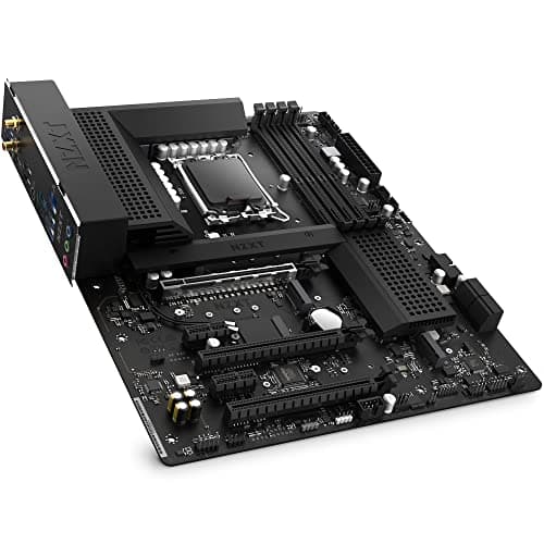 NZXT N5 Z690 Motherboard - N5-Z69XT-B1 - Intel Z690 chipset (Supports 12th Gen CPUs) - ATX Gaming Motherboard - Integrated I/O Shield - WiFi 6E connectivity - Bluetooth V5.2 - Black image