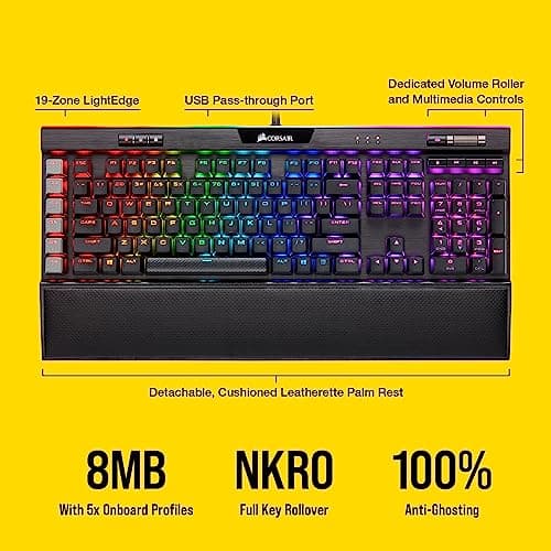 Corsair K95 RGB PLATINUM XT Mechanical Gaming Keyboard image