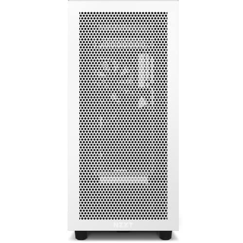 NZXT H7 Flow (2022) ATX Mid Tower White / Black with Tempered Glass Side Panel and USB 3.2 Gen 2x2 Type-C, USB 3.2 Gen 1 Type-A image