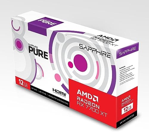 Sapphire Radeon RX 7700 XT PURE 12GB GDDR6 White image