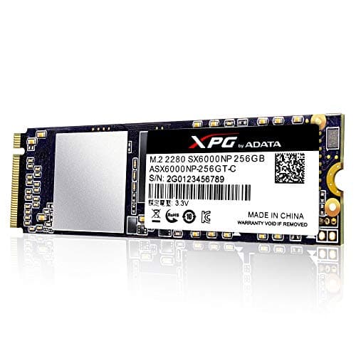 ADATA XPG SX6000 256GB SSD M.2-2280 PCIe 3.0 X2 NVMe image