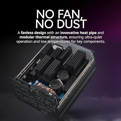 Cooler Master X Silent Edge Platinum Fanless ATX 850W Fully Modular 80+ Platinum Certified image