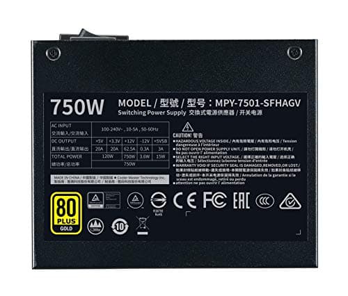 Cooler Master V750 SFX 750W Fully Modular 80+ Gold Certified image