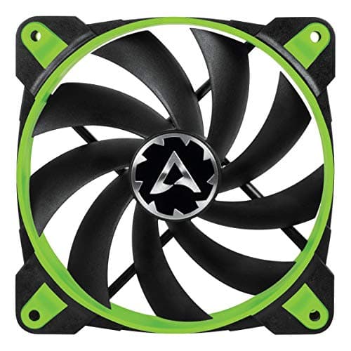 ARCTIC BioniX F120 120mm 69 CFM Black / Green PWM 1-Pack image