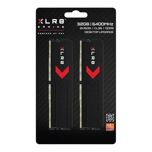 PNY XLR8 Gaming Black 32GB (2x16GB) DDR5 6400 CL36 Black image