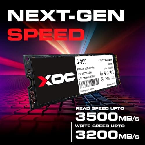 XOC G300 512GB SSD M.2-2280 PCIe 3.0 X4 NVMe image