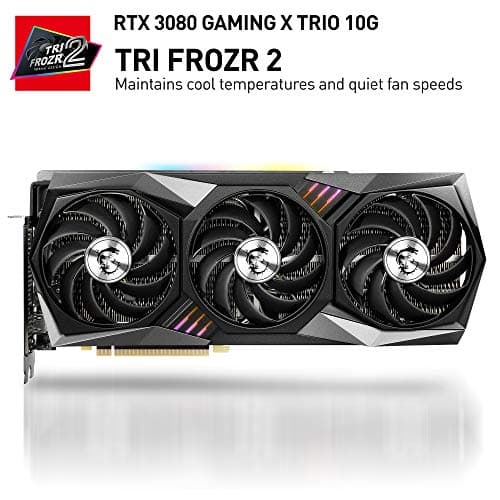 MSI GeForce RTX 3080 GAMING X TRIO 10G GeForce RTX 3080 10GB 10 GB image