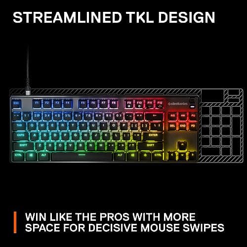 SteelSeries Apex 9 TKL RGB Wired SteelSeries OptiPoint Linear Gaming Keyboard image