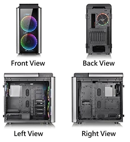 Thermaltake Level 20 GT RGB Plus ATX Full Tower Black / Silver Tempered Glass Side Panel image