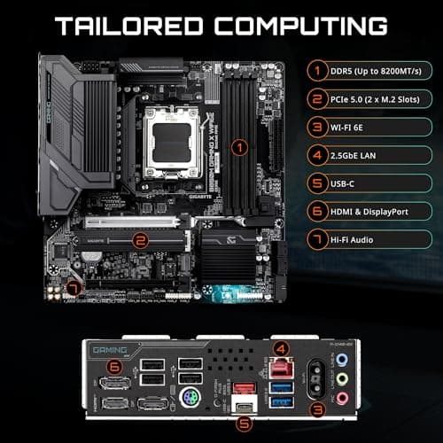 Gigabyte B850M GAMING X WIFI6E DDR5 Micro ATX image