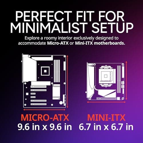 Cooler Master Elite 302 Micro ATX Mini Tower White / Black with Tempered Glass Side Panel and USB 3.2 Gen 1 Type-C, USB 3.2 Gen 1 Type-A image