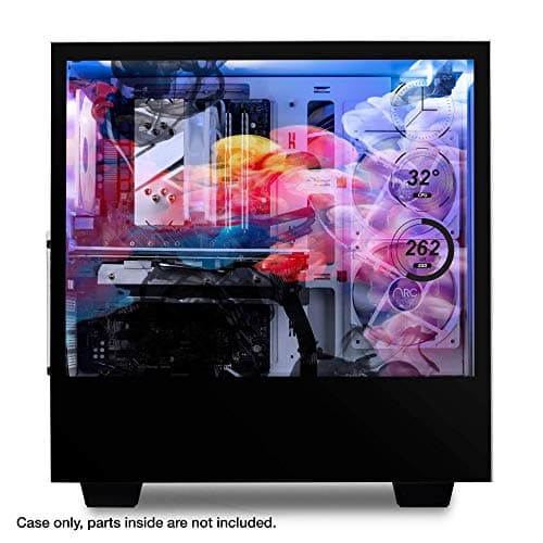 iBuypower Snowblind S ATX Mid Tower White Tempered Glass Side Panel image