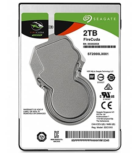 Seagate FireCuda 2TB Hybrid 2.5" SATA 5400RPM image