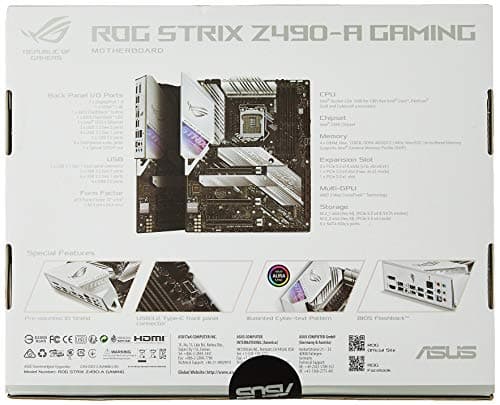 Asus Z490 ROG STRIX Z490-A GAMING LGA1200 DDR4 ATX image