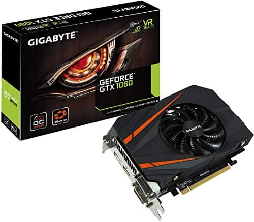 Gigabyte GeForce GTX 1060 MINI ITX OC 6GB GDDR5 Black / Orange image