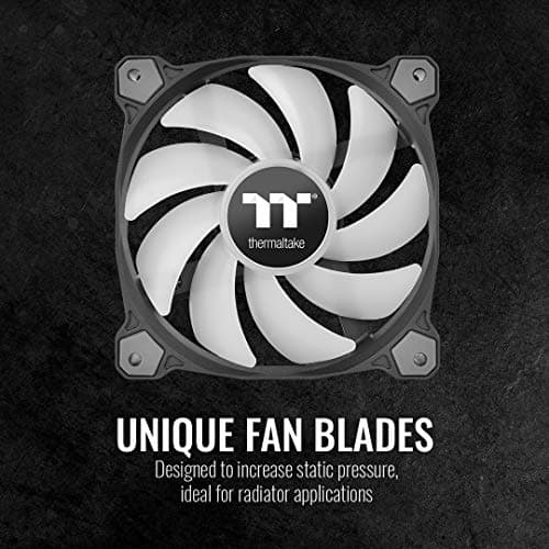 Thermaltake Pure A12 120mm Black PWM White LED 1-Pack image