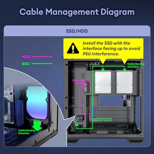 Okinos Mirage 4 Micro ATX Mini Tower Black with Tempered Glass Side Panel, USB 3.2 Gen 2 Type-C, USB 3.2 Gen 1 Type-A image