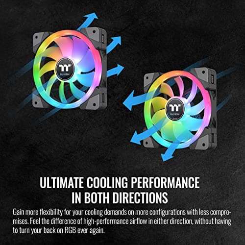 Thermaltake SWAFAN EX14 140mm Black RGB 3-Pack image