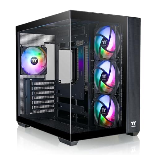 Thermaltake View 380 ARGB ATX Mid Tower Black Tinted Tempered Glass main image