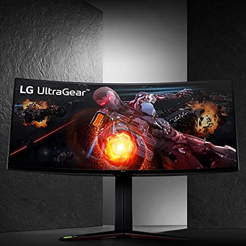 LG UltraGear 34GP950G-B 34" 3440x1440 180Hz IPS Curved Monitor image