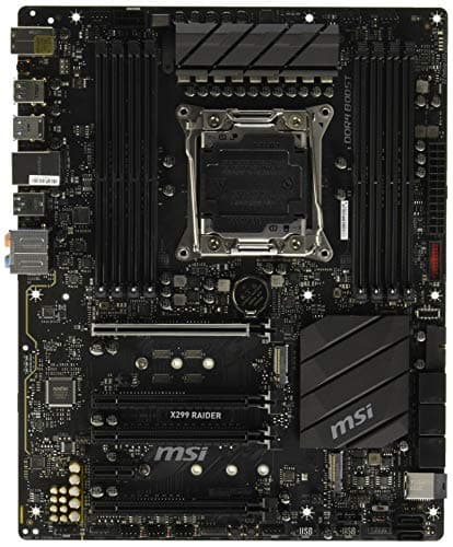 MSI X299 RAIDER LGA2066 ATX Motherboard main image