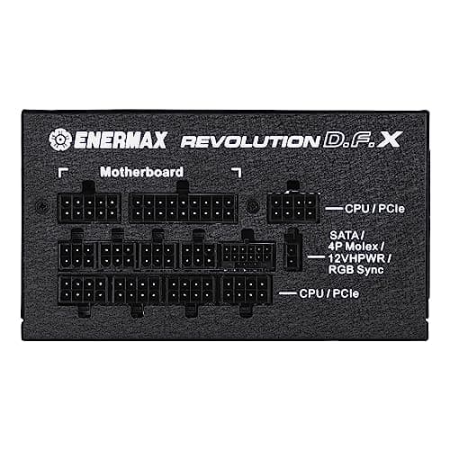 Enermax Revolution D.F. X Black ATX 1050W Fully Modular 80+ Gold Certified image