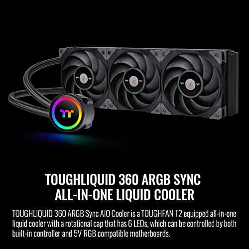 Thermaltake TOUGHLIQUID ARGB Water 360mm Black image