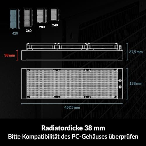 ARCTIC Liquid Freezer III Water 420mm A-RGB Black image
