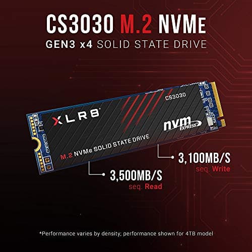 PNY XLR8 CS3030 2TB M.2-2280 SSD PCIe 3.0 NVMe image