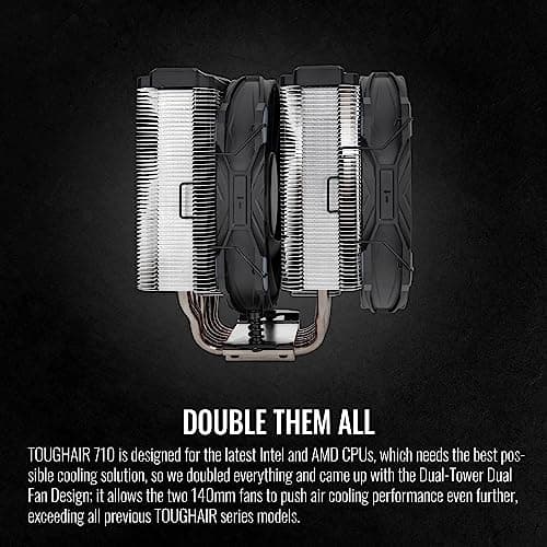 Thermaltake TOUGHAIR 710 Air 165mm 81.96 CFM Gray image