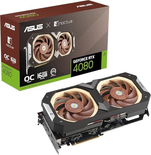 Asus Noctua OC GeForce RTX 4080 16GB GDDR6X Brown / Beige image