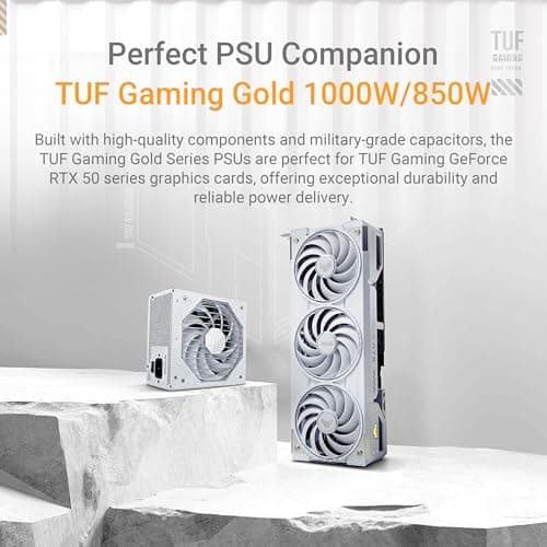 Asus TUF GAMING OC GeForce RTX 5070 Ti 16GB GDDR7 White / Silver image
