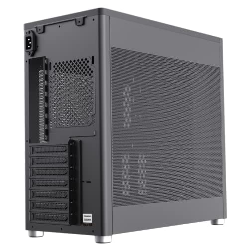 GameMax MeshBox Pro ATX Mid Tower Black Mesh Side Panel and USB 3.2 Gen 2 Type-C / USB 3.2 Gen 1 Type-A image
