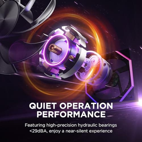 Asiahorse NYOTA 120mm Case Fan Black Reverse Blade image