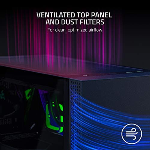 Razer Tomahawk ATX Mid Tower Black with Tinted Tempered Glass Side Panel and USB 3.2 Gen 2 Type-C USB 3.2 Gen 1 Type-A image