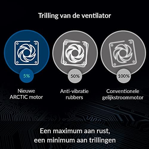 Arctic P12 PST 120mm Black A-RGB PWM 48.8 CFM image