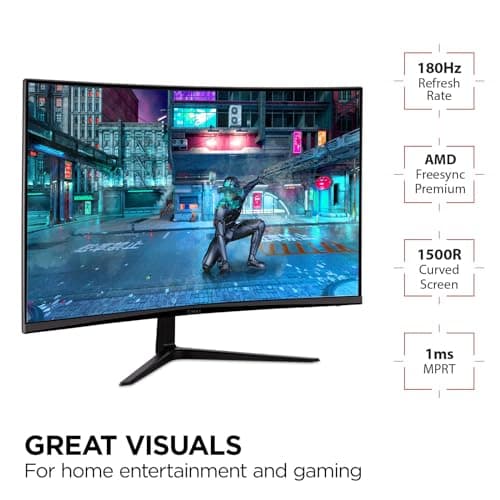 ViewSonic VX3218-PC-MHD 32" 1080p 165Hz VA Curved Monitor image