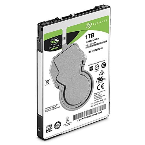 Seagate BarraCuda 1TB 2.5" HDD 5400RPM SATA 6.0 Gb/s image