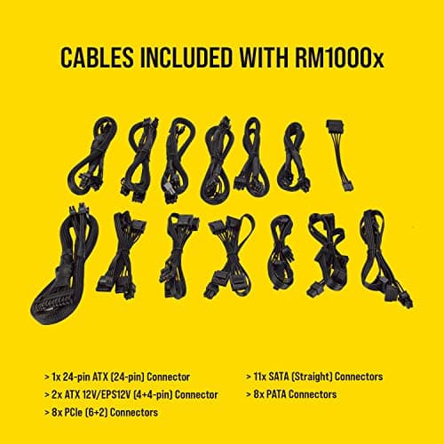 Corsair RM1000x 1000W 80+ Gold Certified Fully Modular image