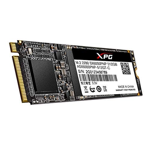 ADATA XPG SX6000 Pro 512GB SSD M.2-2280 PCIe 3.0 X4 NVMe image