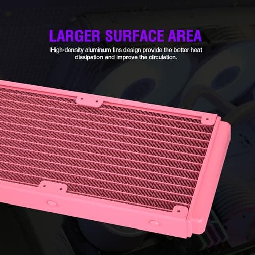 Vetroo V240 Water 240mm 52 CFM Pink image